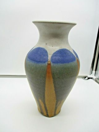 Studio Art Hand Crafted Signed Pottery Vase 2