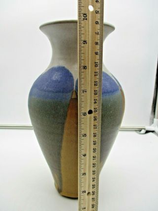 Studio Art Hand Crafted Signed Pottery Vase 4