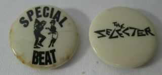 The Specials The Beat Selecter Vintage 2 X 80s Us 25mm Badge Pin Button Punk Ska