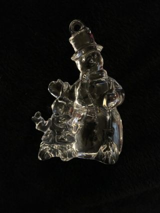 Waterford Crystal 2007 Jolly Snowman Ornament