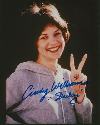 1970s Laverne And Shirley Tv Show Cindy Williams Autographed 8x10 W/coa