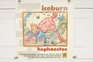 Iceburn Hephaestus Poster Hardcore Revelation Records Collective Into Another