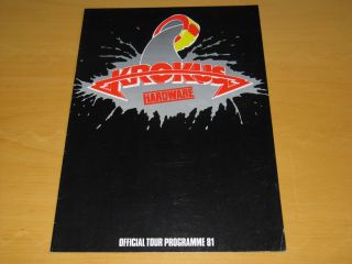 Krokus - 1981 Hardware Tour - Tour Programme (promo)