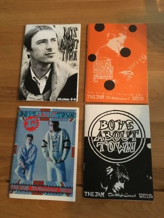 The Jam/paul Weller/style Council - Boys About Town Fanzine Issues 10 - 13