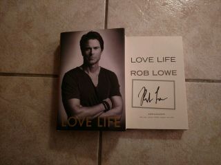 Rob Lowe - Love Life - Signed Book.