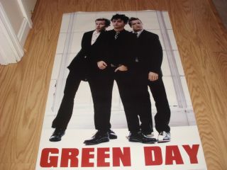2005 Green Day White Poster Print 22x34