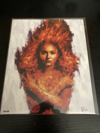The Bam Box Exclusive Girl On Fire Dark Phoenix 385/500 Signed By Kim Martin