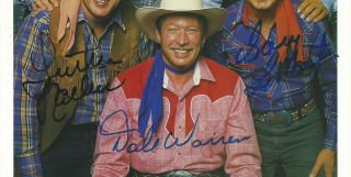SONS OF THE PIONEERS HAND SIGNED AUTOGRAPHED PHOTO BY ALL 6 3