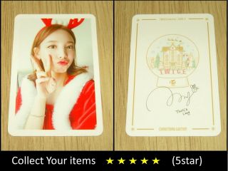 Twice 2016 Christmas Album Coaster Lane1 Base Nayeon Official Photo Card
