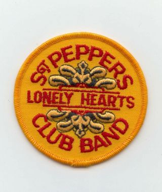 Vintage Beatles " Sgt.  Peppers Lonely Hearts Club Band " 3 " Patch