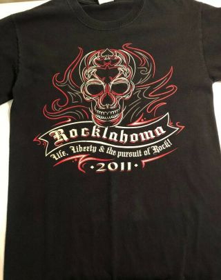 Rocklahoma 2011 Mens Small Black - Pre Owned.  Please See Pictures