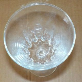 Vintage Crystal Clear Wine Glasses Stemware Made in France Set Of 11 - 5 1/16 