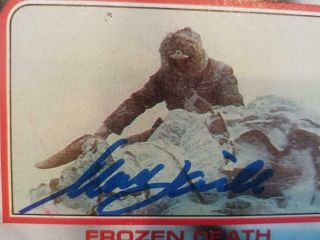 Mark Hamill Signed Autographed Star Wars Card Empire Strikes Back