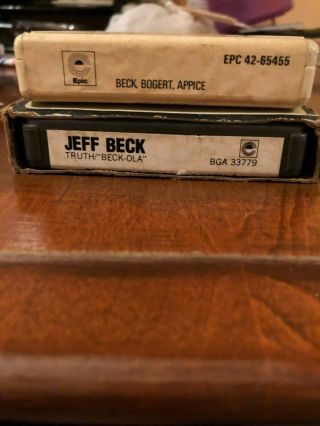 2 Rare Jeff Beck - 8 Track Tape