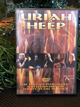 Uriah Heep The Legend Continues Dvd 30 Years In Rock - Euc