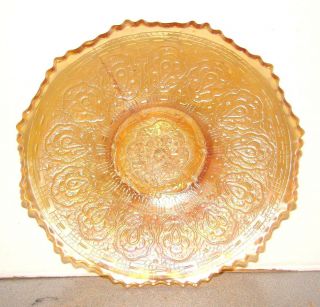 Vintage Fenton Persian Medallion Marigold Carnival Glass 6 1/4 " Plate