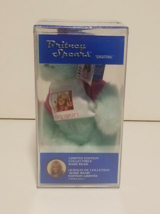 Vintage Britney Spears " Sensational " Limited Edition Rare Bear - In Case