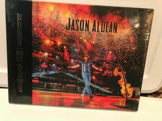 Jason Aldean Burn It Down 2015 Hardcover Photo Book,