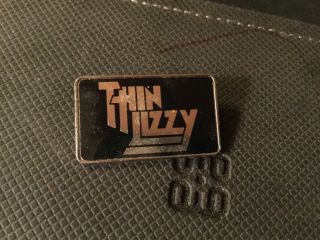Thin Lizzy.  Metal Name Promo Pin
