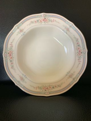 Noritake Rothschild (2) Rimmed Soup Bowls Plates 7293