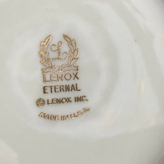LENOX ETERNAL DOUBLE HANDLED CREAM SOUP BOWL - 4
