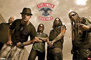 Five Finger Death Punch Music Rock Group Poster 34x22 Fast