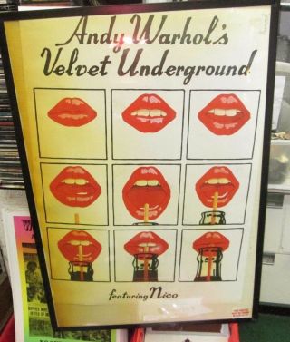 Velvet Underground Poster Live Never Opened Late 2000 