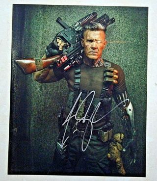 Josh Brolin / Deadpool 2 / Signed 8x10 Celebrity Photo /