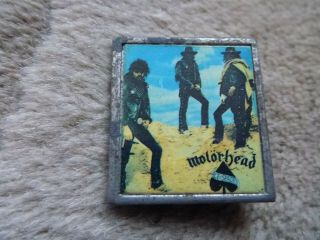 Old Vintage Motorhead Metal Pin Badge Lemmy Says Ace Of Spades
