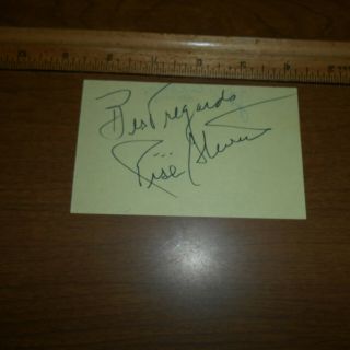 Risë Stevens Was An American Operatic Mezzo - Soprano Hand Signed 5 X 3 Album Page