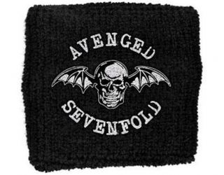 Official Licensed - Avenged Sevenfold - Death Bat Sweatband/wristband