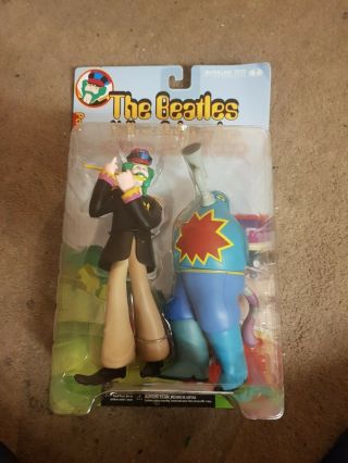 Mcfarlane Toys The Beatles Yellow Submarine Paul With Sucking Monster Boxed