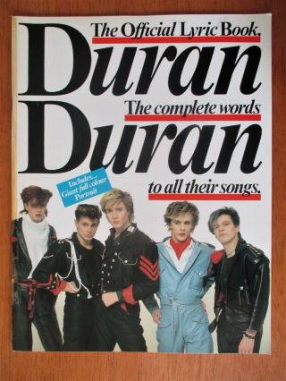 Duran Duran Official Lyric Book 1982
