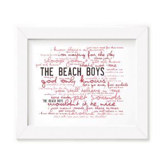 The Beach Boys Poster Print - Pet Sounds - Lyrics Gift Signed Art