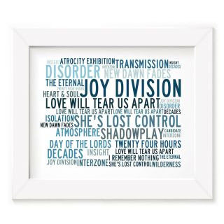Joy Division Poster Print - Anthology - Lyrics Gift Signed Art