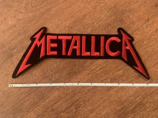 Vintage Large Patch 1980’s Rock And Roll Old Stock Metallica