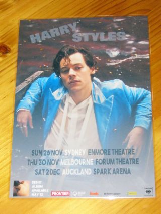 Harry Styles - 2017 Australia Tour - Laminated Promo Poster - One Direction