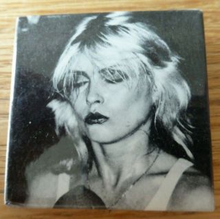 Pop Punk Rock Music Pin Badge - Band Blondie Debbie Harry Square Picture