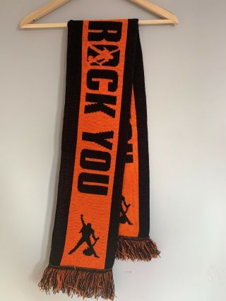 We Will Rock You Music Queen Concert Musical Freddy Mercury Supporters Scarf