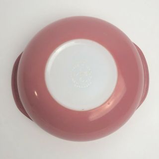 Vintage Pyrex Flamingo Pink 024 Round Casserole Dish With Lid 2 QT 4