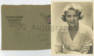 Ruth Donnelly - American Stage And Film Actress - Signed 8x10 Photograph