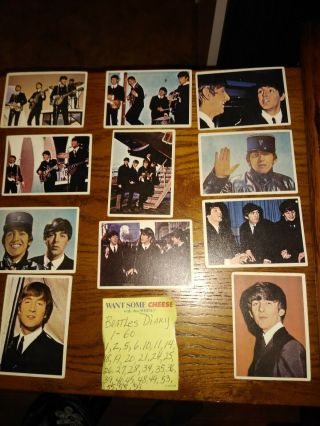 Beatles Diary Trading Cards Series 1 - 60