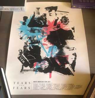 Tears For Fears Concert Poster From 2017 North American Tour (24 " X 18 ")