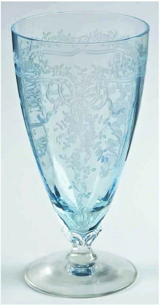 Fostoria June Blue Iced Tea Glass