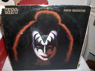 Gene Simmons - Kiss Vinyl Solo Album,  Has All Contents,  Look At Pictures - 2 Usa