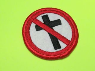 Vintage Small Bad Religion Cross Patch / Punk
