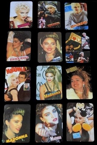 Madonna 1991 Glossy Pocket Calendars Complete Set Of 12 Joemare / Portugal