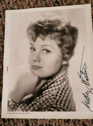 Shelley Winters Handsigned Autograph 8x10 Black And White Photo
