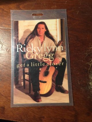 Ricky Lynn Gregg Rare All Access Backstage Pass Tour