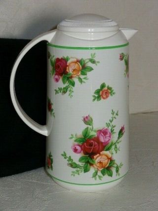 Royal Albert Porcelain Old Country Roses Insulated Thermos Carafe